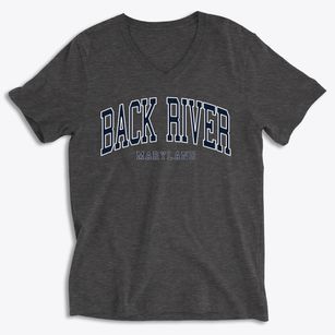 Back River Maryland Traditional Soft Lightweight V-Neck