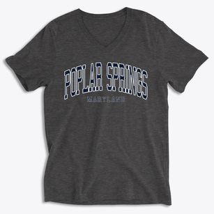 Poplar Springs Maryland Traditional Soft Lightweight V-Neck