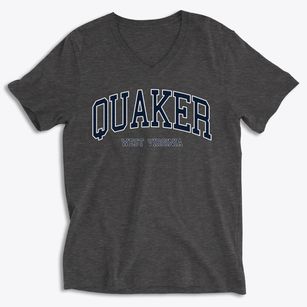 Quaker West Virginia Traditional Soft Lightweight V-Neck
