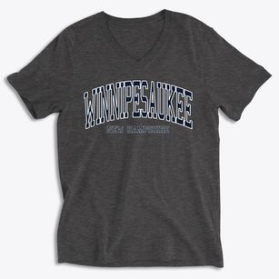 Winnipesaukee New Hampshire Traditional Soft Lightweight V-Neck