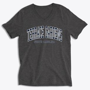 Terrace Gardens North Carolina Traditional Soft Lightweight V-Neck