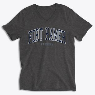 Fort Hamer Florida Traditional Soft Lightweight V-Neck