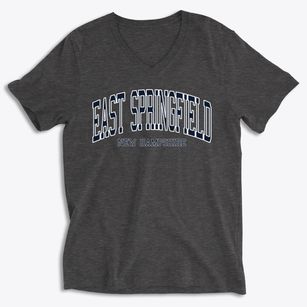 East Springfield New Hampshire Traditional Soft Lightweight V-Neck