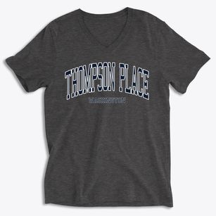 Thompson Place Washington Traditional Soft Lightweight V-Neck