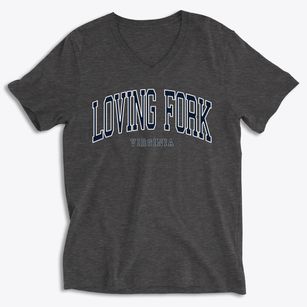 Loving Fork Virginia Traditional Soft Lightweight V-Neck