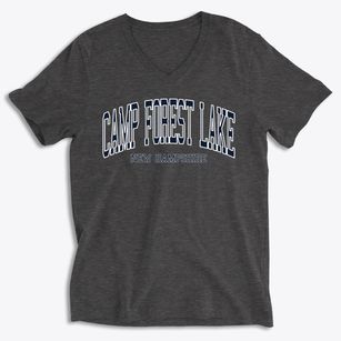 Camp Forest Lake New Hampshire Traditional Soft Lightweight V-Neck