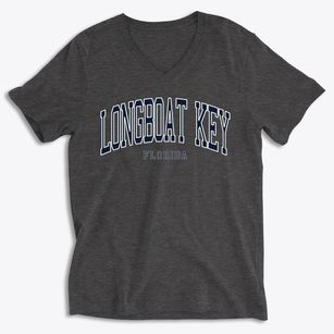Longboat Key Florida Traditional Soft Lightweight V-Neck