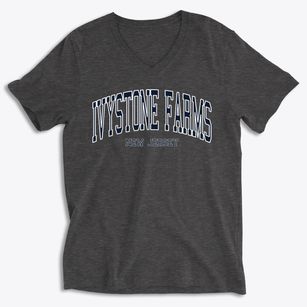 Ivystone Farms New Jersey Traditional Soft Lightweight V-Neck