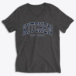 Kitchen West Virginia Traditional Soft Lightweight V-Neck