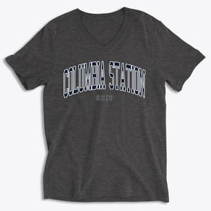 Columbia Station Ohio Traditional Soft Lightweight V-Neck