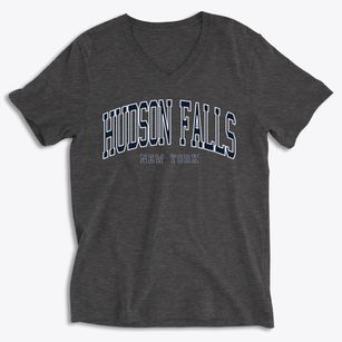 Hudson Falls New York Traditional Soft Lightweight V-Neck