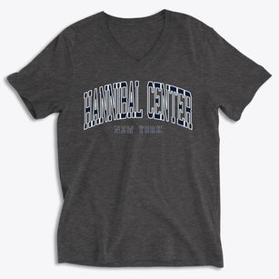 Hannibal Center New York Traditional Soft Lightweight V-Neck