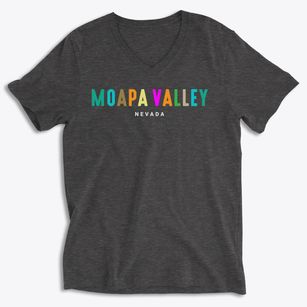 Moapa Valley Nevada Color Pop Soft Lightweight V-Neck