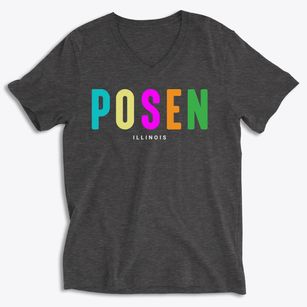 Posen Illinois Color Pop Soft Lightweight V-Neck