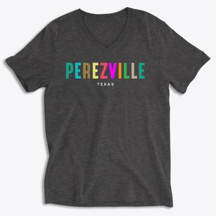 Perezville Texas Color Pop Soft Lightweight V-Neck