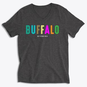 Buffalo Wyoming Color Pop Soft Lightweight V-Neck