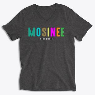 Mosinee Wisconsin Color Pop Soft Lightweight V-Neck