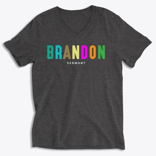 Brandon Vermont Color Pop Soft Lightweight V-Neck