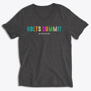 Holts Summit Missouri Color Pop Soft Lightweight V-Neck