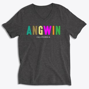 Angwin California Color Pop Soft Lightweight V-Neck