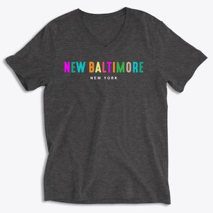 New Baltimore New York Color Pop Soft Lightweight V-Neck