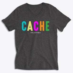 Cache Oklahoma Color Pop Soft Lightweight V-Neck