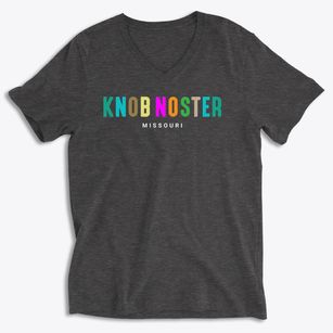Knob Noster Missouri Color Pop Soft Lightweight V-Neck