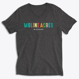 Moline Acres Missouri Color Pop Soft Lightweight V-Neck