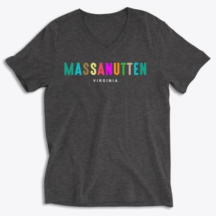 Massanutten Virginia Color Pop Soft Lightweight V-Neck