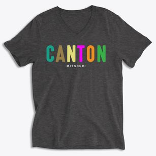Canton Missouri Color Pop Soft Lightweight V-Neck