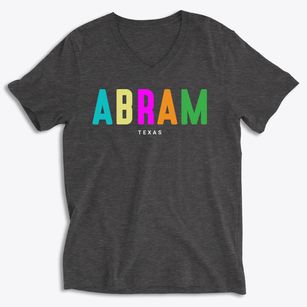 Abram Texas Color Pop Soft Lightweight V-Neck