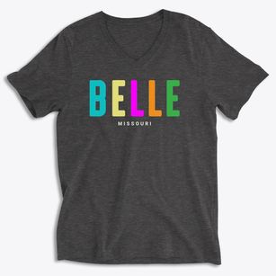 Belle Missouri Color Pop Soft Lightweight V-Neck
