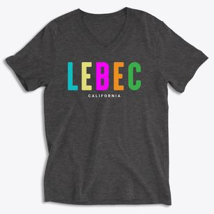 Lebec California Color Pop Soft Lightweight V-Neck