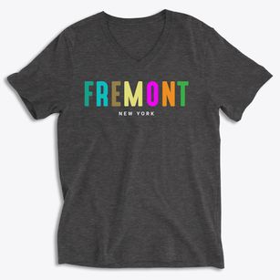 Fremont New York Color Pop Soft Lightweight V-Neck