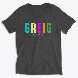 Greig New York Color Pop Soft Lightweight V-Neck