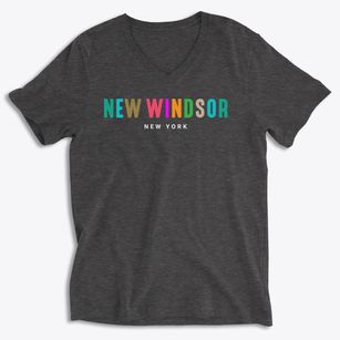 New Windsor New York Color Pop Soft Lightweight V-Neck