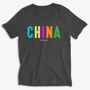 China Texas Color Pop Soft Lightweight V-Neck