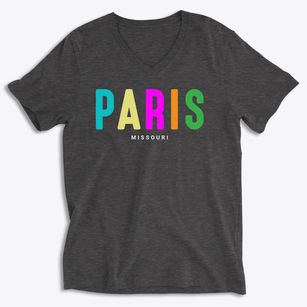 Paris Missouri Color Pop Soft Lightweight V-Neck