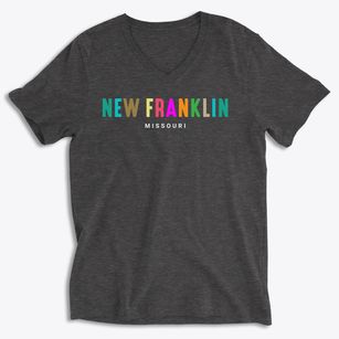 New Franklin Missouri Color Pop Soft Lightweight V-Neck