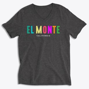 El Monte California Color Pop Soft Lightweight V-Neck