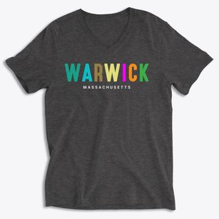 Warwick Massachusetts Color Pop Soft Lightweight V-Neck