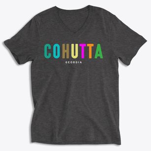 Cohutta Georgia Color Pop Soft Lightweight V-Neck