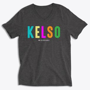 Kelso Missouri Color Pop Soft Lightweight V-Neck