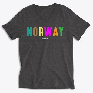 Norway Iowa Color Pop Soft Lightweight V-Neck