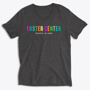 Foster Center Rhode Island Color Pop Soft Lightweight V-Neck