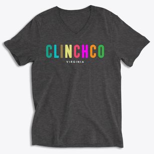 Clinchco Virginia Color Pop Soft Lightweight V-Neck