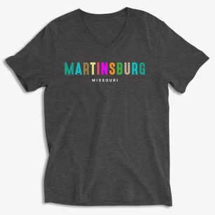 Martinsburg Missouri Color Pop Soft Lightweight V-Neck