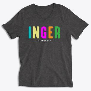 Inger Minnesota Color Pop Soft Lightweight V-Neck