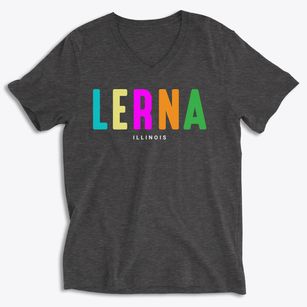 Lerna Illinois Color Pop Soft Lightweight V-Neck