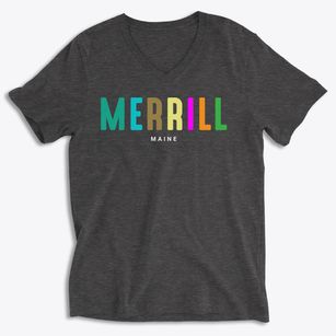 Merrill Maine Color Pop Soft Lightweight V-Neck